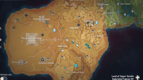 Sumeru Desert Map Guide 